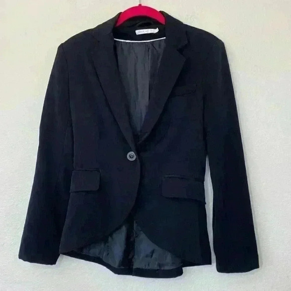 ONLY love collection black detailed blazer Size 4 Excellent Condition - Picture 2 of 6